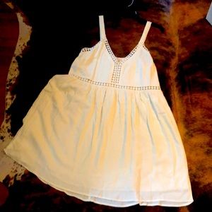 Hem & Thread dress. Cream dress Summer dress.